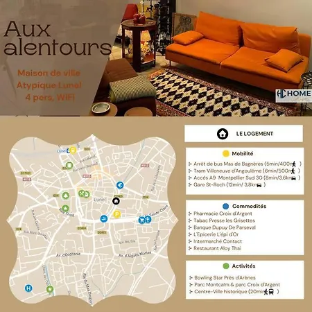 Prázdninový dům Maison Duplex Atypique Entre Terre Et Mer, Wifi *